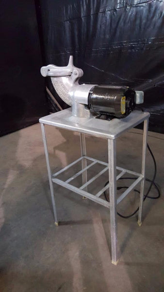 Used-Century SPS Ice Shaver ro slaw chopper on Stand-BUYREL