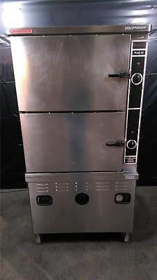 Used-Market Forge Plus-24 M360300-ASP large double gas convection steamer-BUYREL