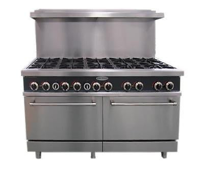 ServWare SGR-10 10 burner gas range w/ double full size ovens BRAND NEW IN BOX