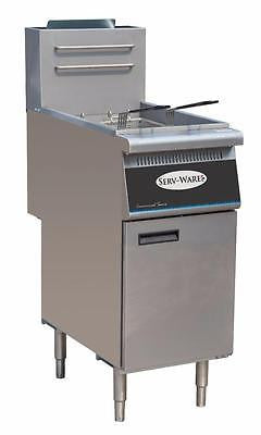 ServWare SGF-4 50 lb gas fryer BRAND NEW 1 year warranty - BUYREL