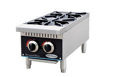 ServWare SHP-12 two burner 12" gas hot plate BRAND NEW IN BOX - BUYREL