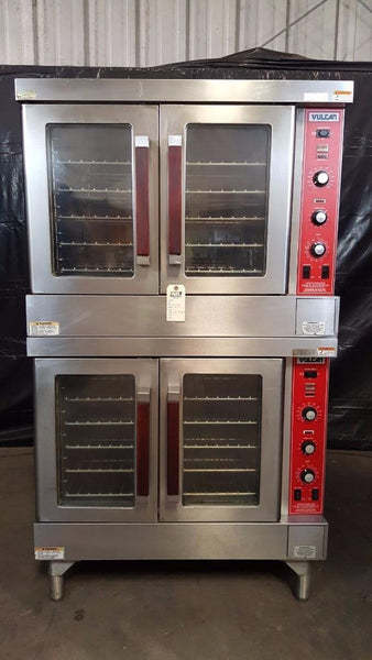 Used-Vulcan SG4D-1 Double Stack Natural Gas Convection Oven-BUYREL