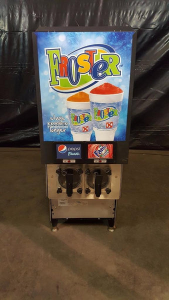 Used-Frozen Beverage Dispensing Co. FBD562 Two Flavor Countertop Slush Machine-BUYREL