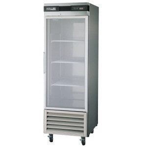 BSR23G-1 Glass Door Stainless Refrigerator, Bottom Mounted-buyREL