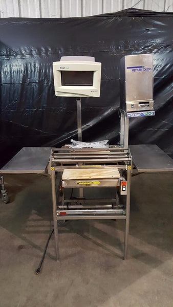 Used-Mettler Toledo 0662 Wrap Stand w/ 8361 Scale & 317 Labeler-BUYREL