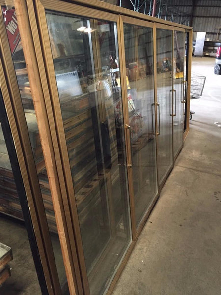 Used-Hussmann 10' x 32' walk in cooler w/ 10 Ardco 30" Temper Gard glass doors-BUYREL