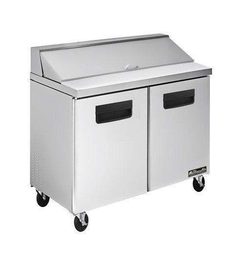 BAPT36-2 Doors All Stainless Prep. Table with 10 Pans / 36"-buyREL