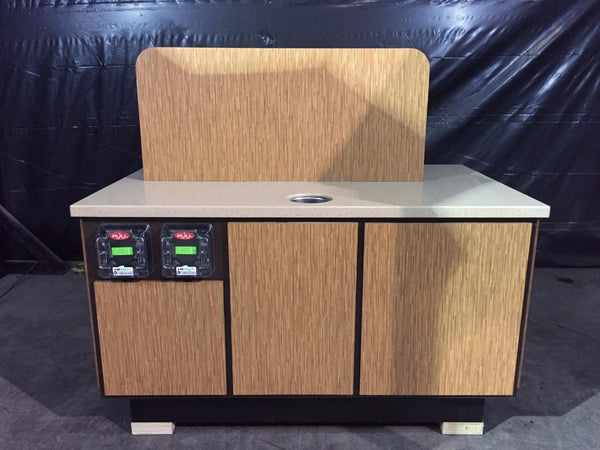 Used-Condiment Bar w/ Trash Bin-BUYREL