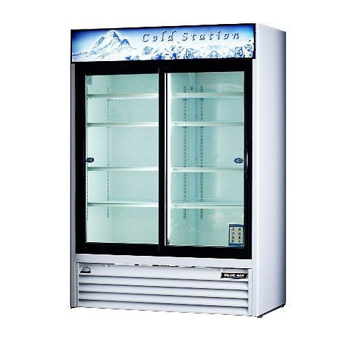 BAGR48-48 CuFt. 2 Sliding Glass Doors Refrigerator (Sliding)-buyREL