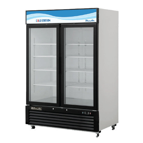 BKGM49-49 CuFt. 2 Glass Doors Refrigerator (Swing)-buyREL