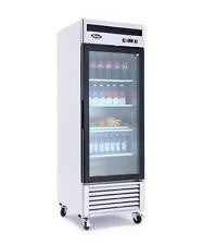 NEW-Atosa MCF8705 One Glass Door Refrigerator, Bottom Mount Compressor-buyREL