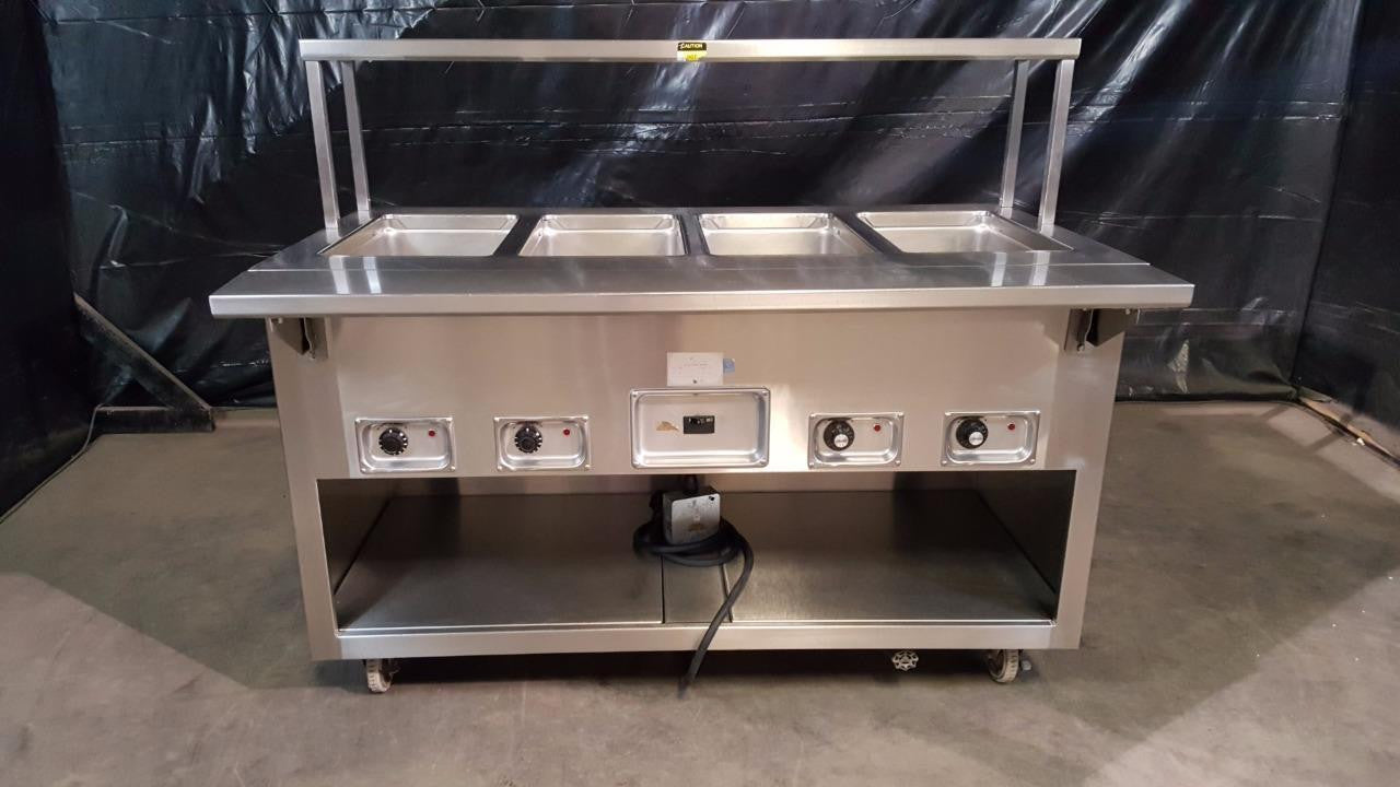 Used - Aladdin Temp-Rite J712A Four Well 60" Hot Food Counter - BUYREL