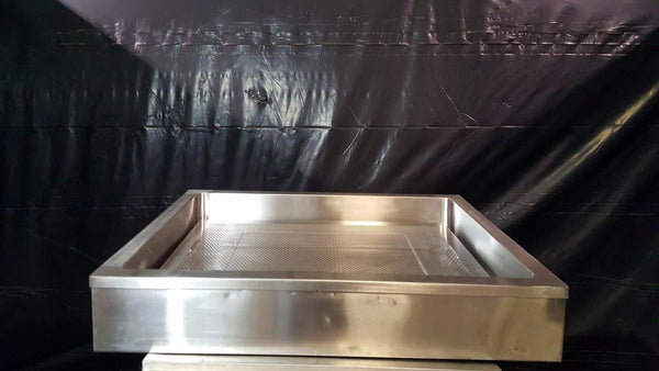 Used-Stainless Steel 36" Ice Down Countertop Merchandiser-buyREL