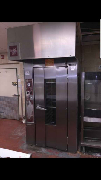 Used-Bakers Aid Baro SL Slim Line Single Door Natural Gas Rotating Rack Oven-buyREL