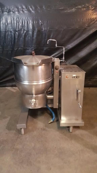 Used-Groen DHT/P-20 20 Gallon Natural Gas Tilting Steam Kettle w/ Water Fill-buyREL
