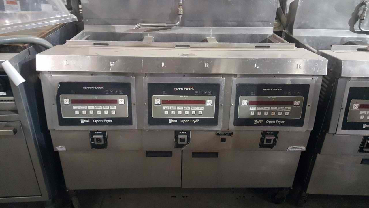 Used - Henny Penny OFE-FFF Three Bank Electric Fryer - buyREL