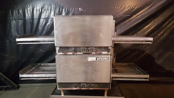 Used-Lincoln 1302-4/1301 Double Stack Countertop Impinger Conveyor Oven-buyREL