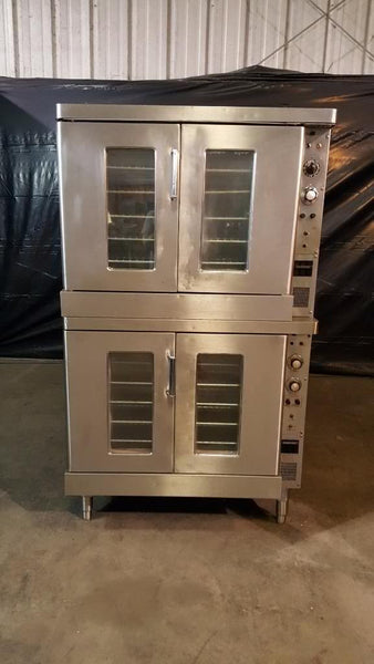 Used-Hobart GE GN90B Double Stack Electric Convection Oven-buyREL