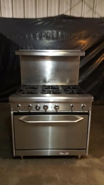 Used-Superior 6 Burner Range w/ Standard Oven-buyREL