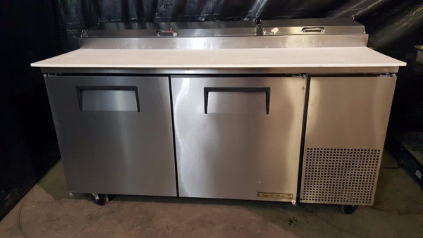 Used-True TPP-67 67" Two Door Refrigerated Pizza Prep Table-buyREL