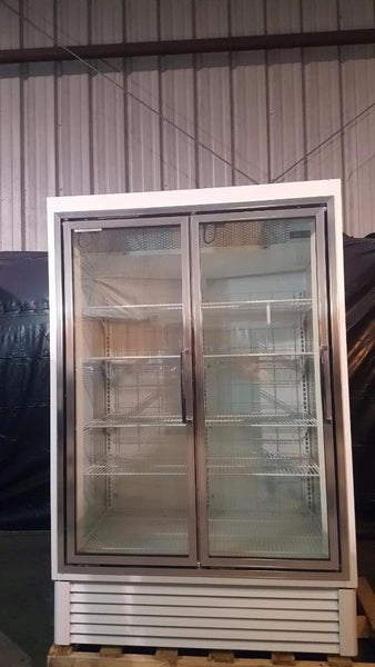 Used-Hussmann HGL-2-BS Low Temp Glass Door Merchandiser Freezer-byREL